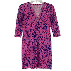 Lilly Pulitzer Alessia Dress Sz XXS Palm Beach Chic Preppy Y2K Resort Coastal